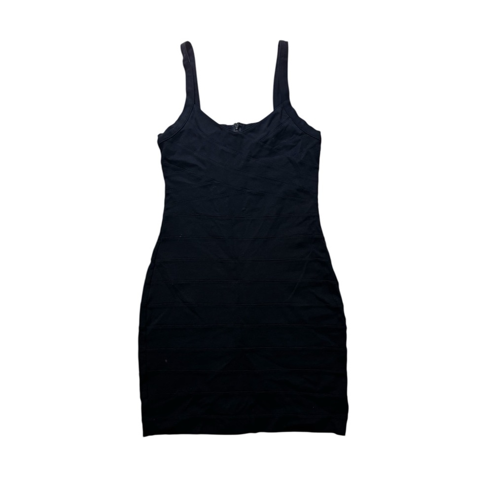 Express Black Sleeveless Bodycon Dress